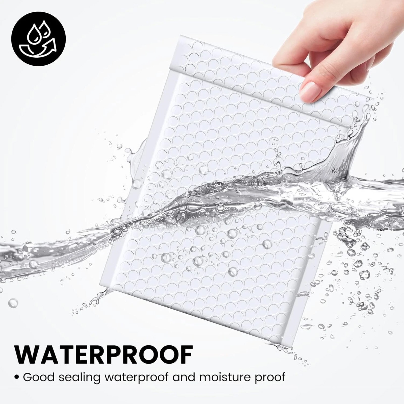 Any Size White Poly Bubble Mailers Shipping Mailing Padded Bags Bubble Envelopes