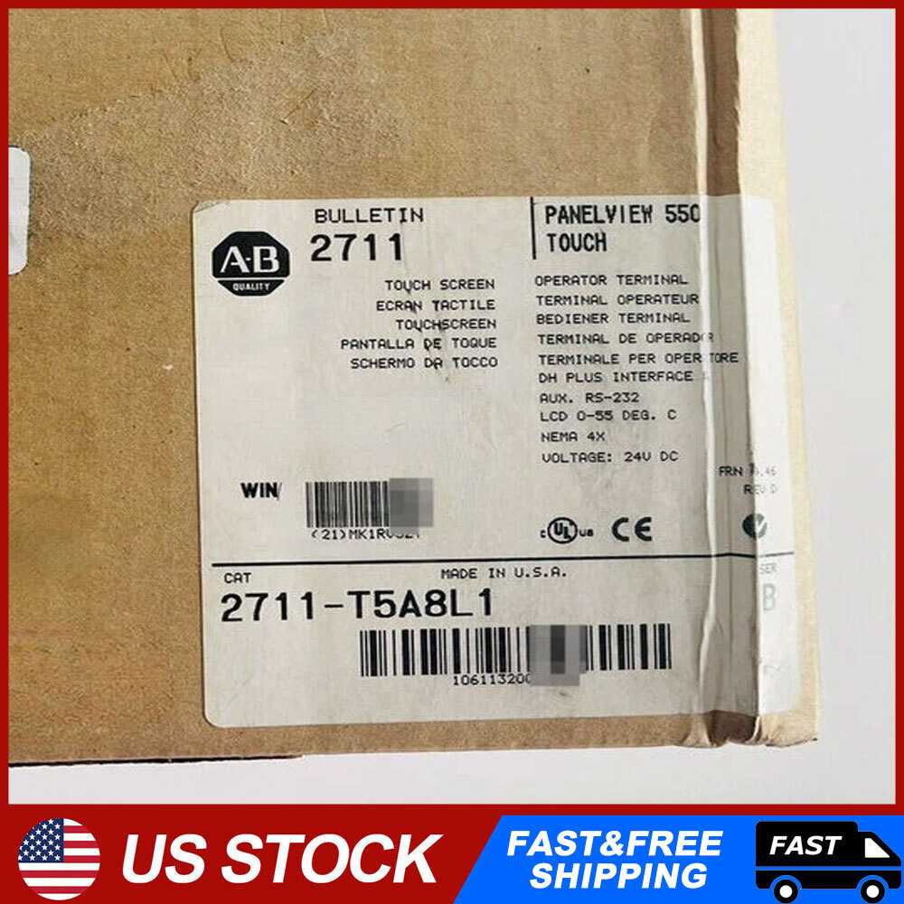 AB 2711-T5A8L1 PanelView Standard Terminal Free Shipping 2711T5A8L1