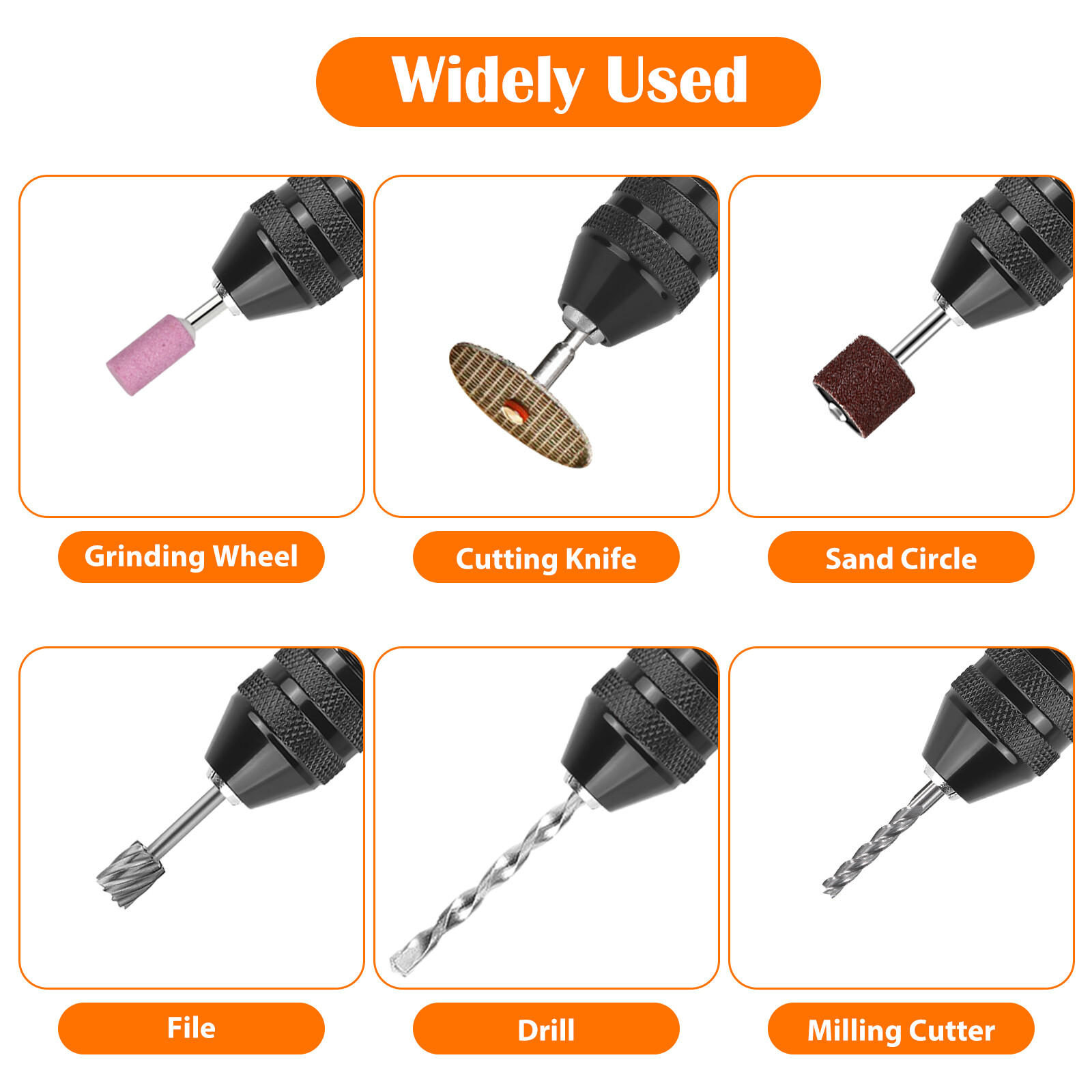 2x Keyless Chuck Conversion 1/4″ Hex Shank Adapter Drill Bit Quick Change Driver