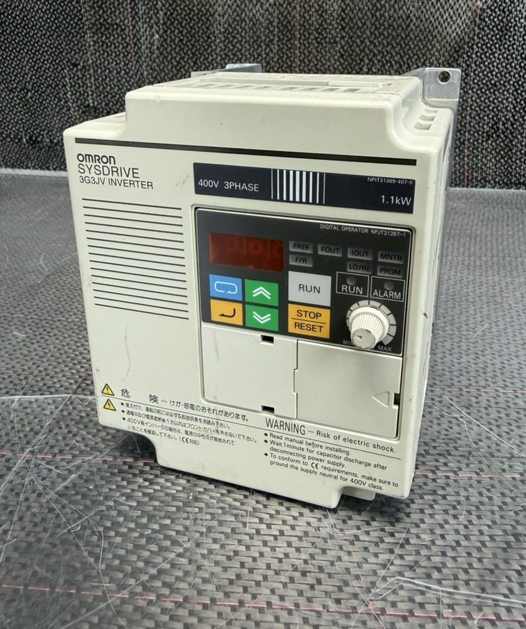 OMRON 3G3JV-A4007-A INVERTER Guaranteed VGC IP20 Ships Fast