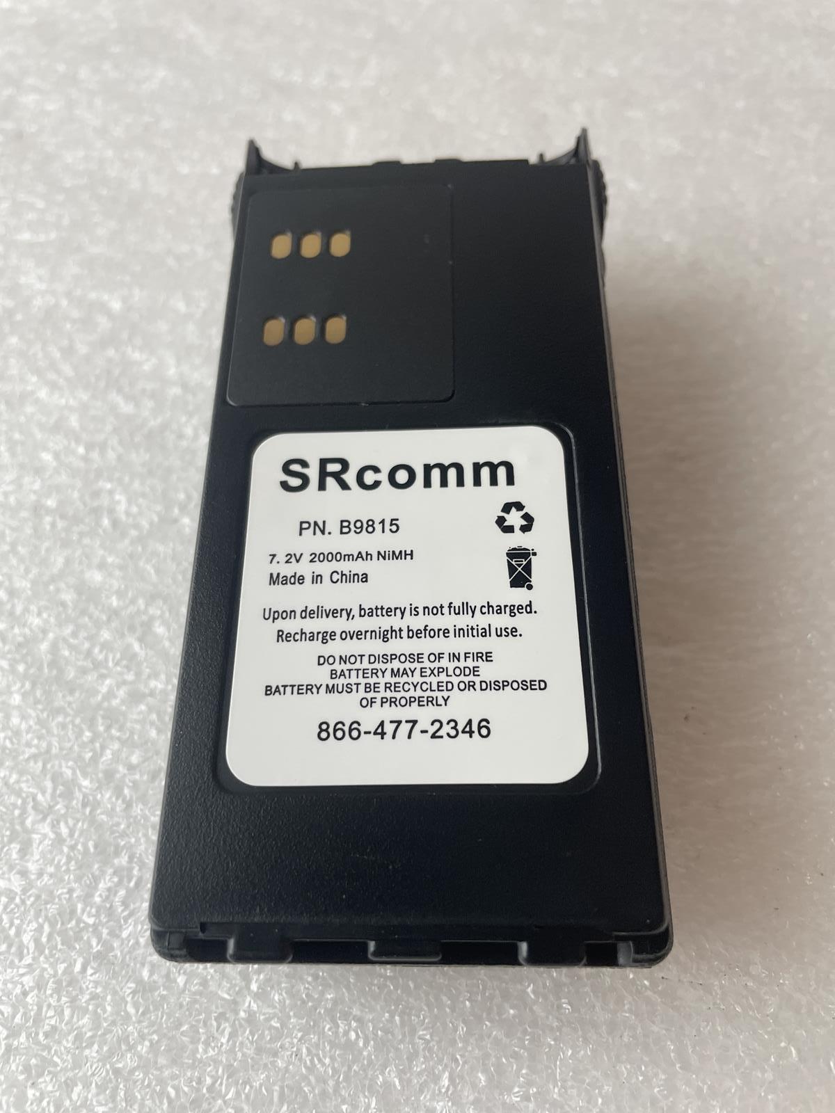 SRCOMM B9815 7.2v 2000mAh NiMH RADIO BATTERY