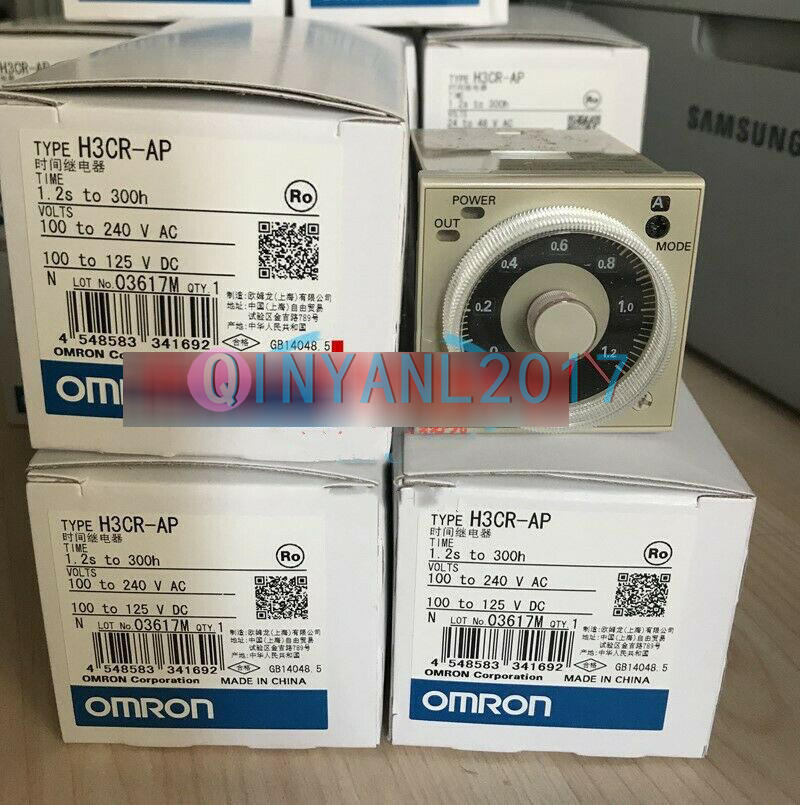 1PCS New Omron Time relay H3CR-AP 100-240V 1.2s-300h