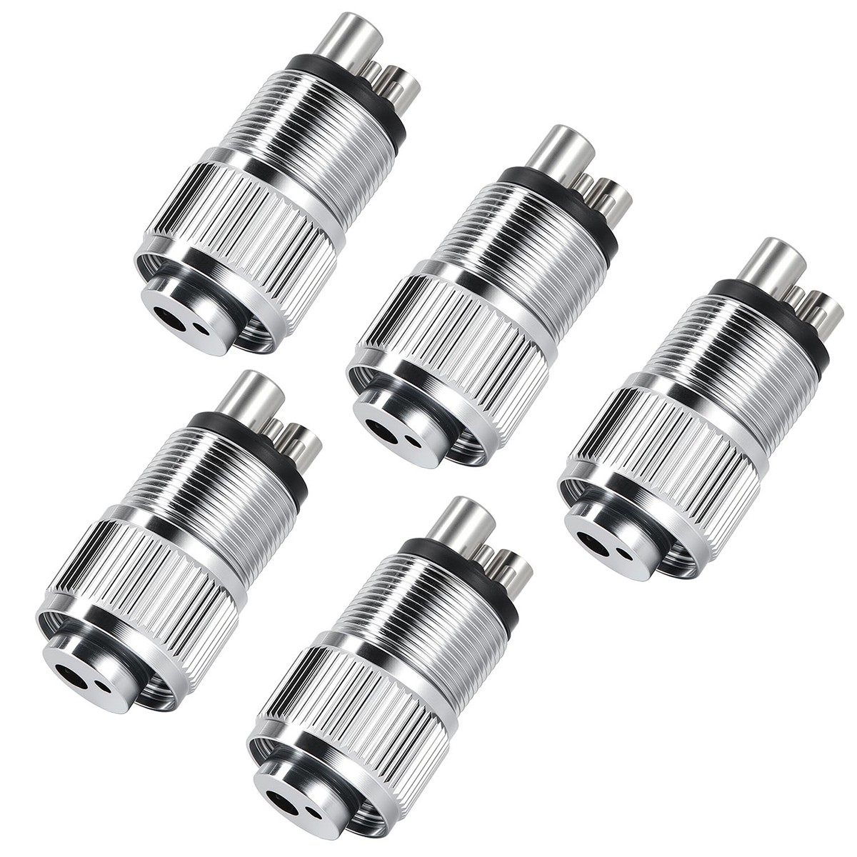 Dental Quick Change Tubing Adapter High Speed Handpiece straight 2/4 Hole