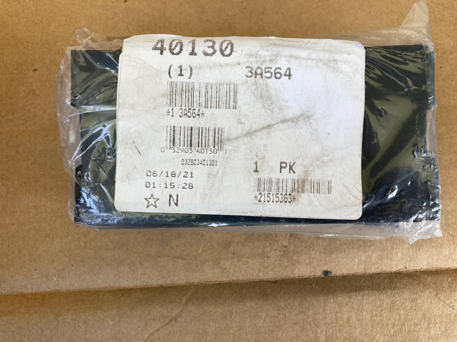 Akro-Mils 40130 Divider, Plastic, Black, 6-1/8 In L X 2-7/8 In H, 24 Pk
