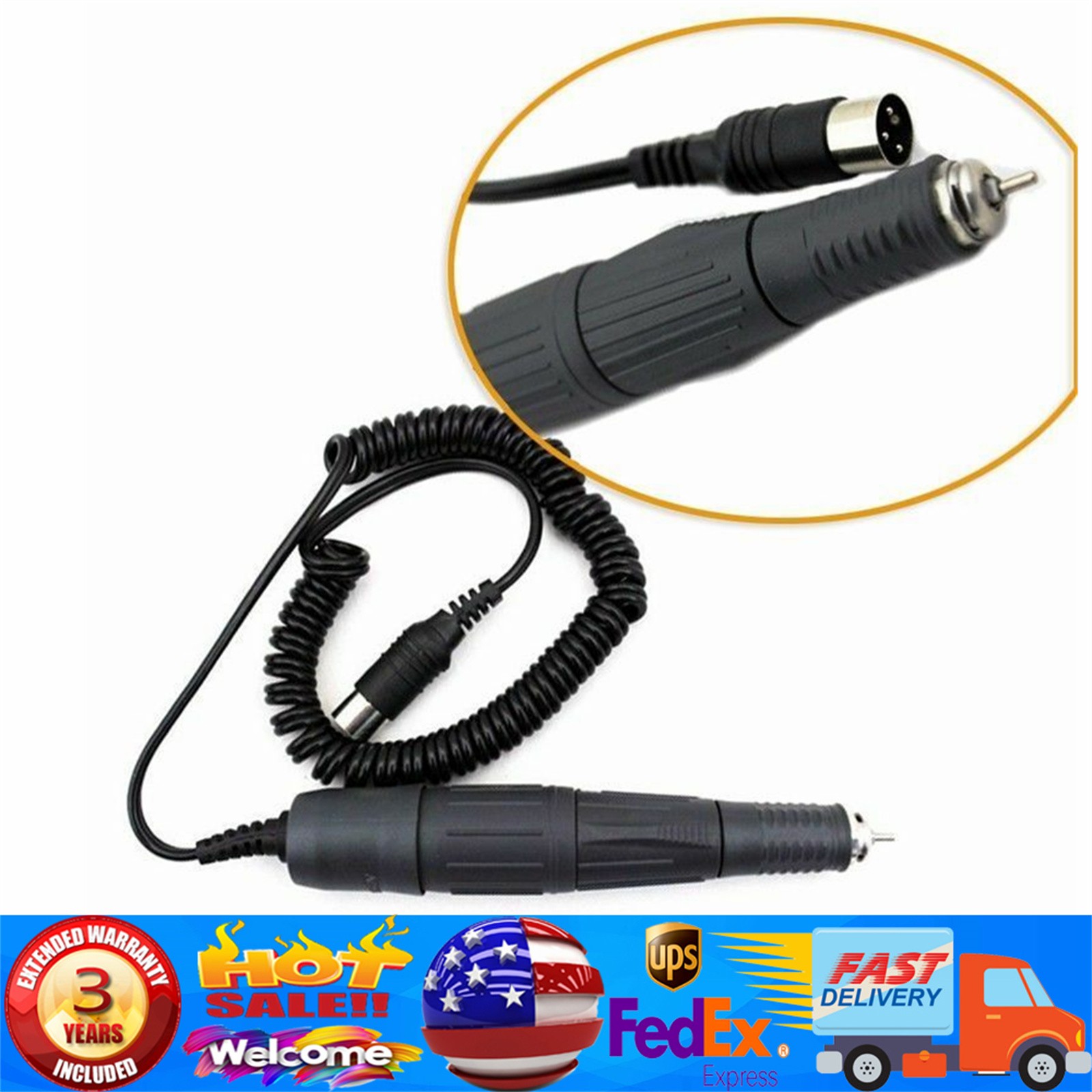 Dental High speed micromotor handpiece AGD polishing 45K Handpiece Polisher Neu.