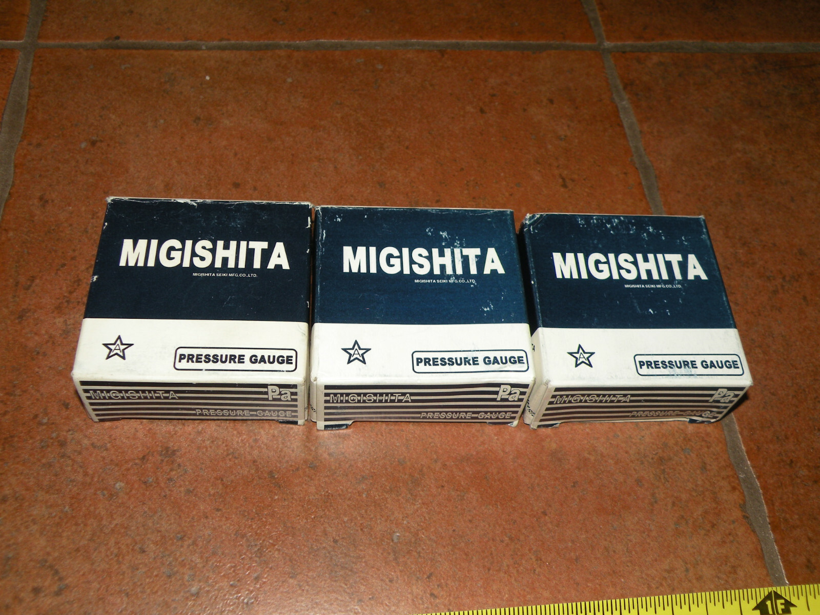 (1) Migishita Seiki Pressure Gauge AT 1/4 60 X 0.25 MPa 28538