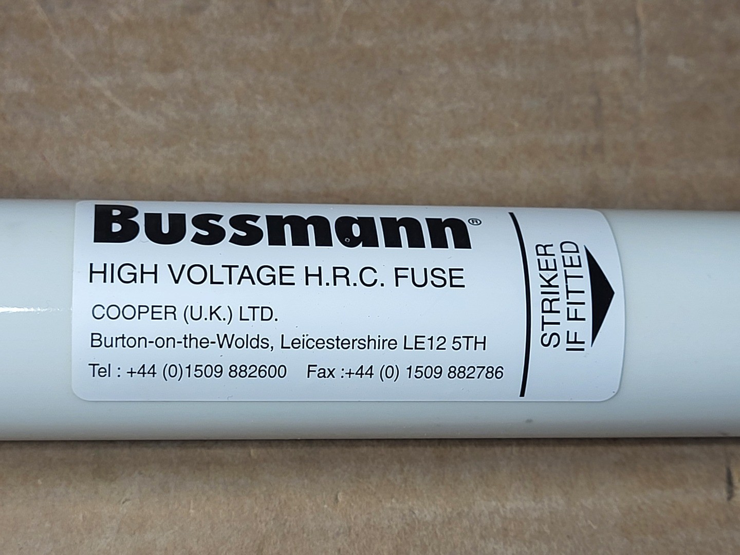 SURPLUS NEW BUSSMANN 15.5CAVH0.5E 0.5 Amp High Voltage H.R.C. Fuse – Parts