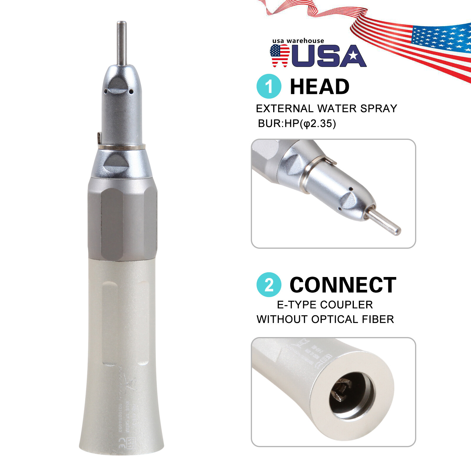 1-10 NSK Style Dental Low Speed Straight /Contra Angle /Air Motor Handpiece YX