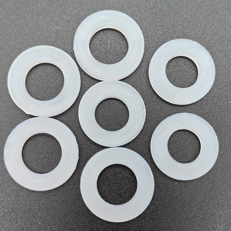 White Nylon Flat Washer Insulation Washer Gaskets I.D:2-24mm O.D:5-50mm