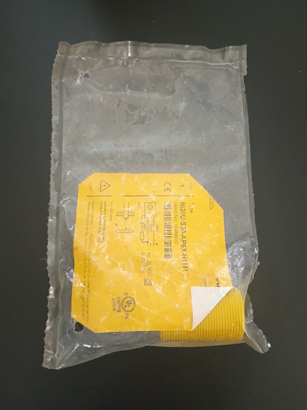 TURCK Ni20U-S30-AP6X-H1141 PN: 1646600 Proximity Sensor *NIB*FREE SHIP*