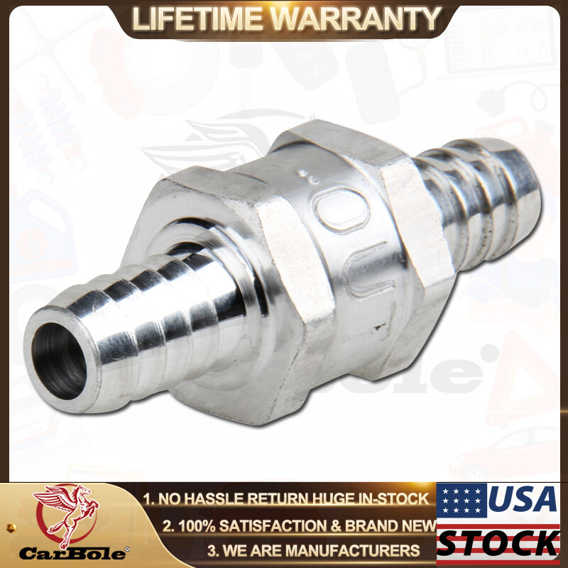 12mm Non Return Check Valve 1/2″ Fuel Oil Petrol Diesel Water One Way Aluminum