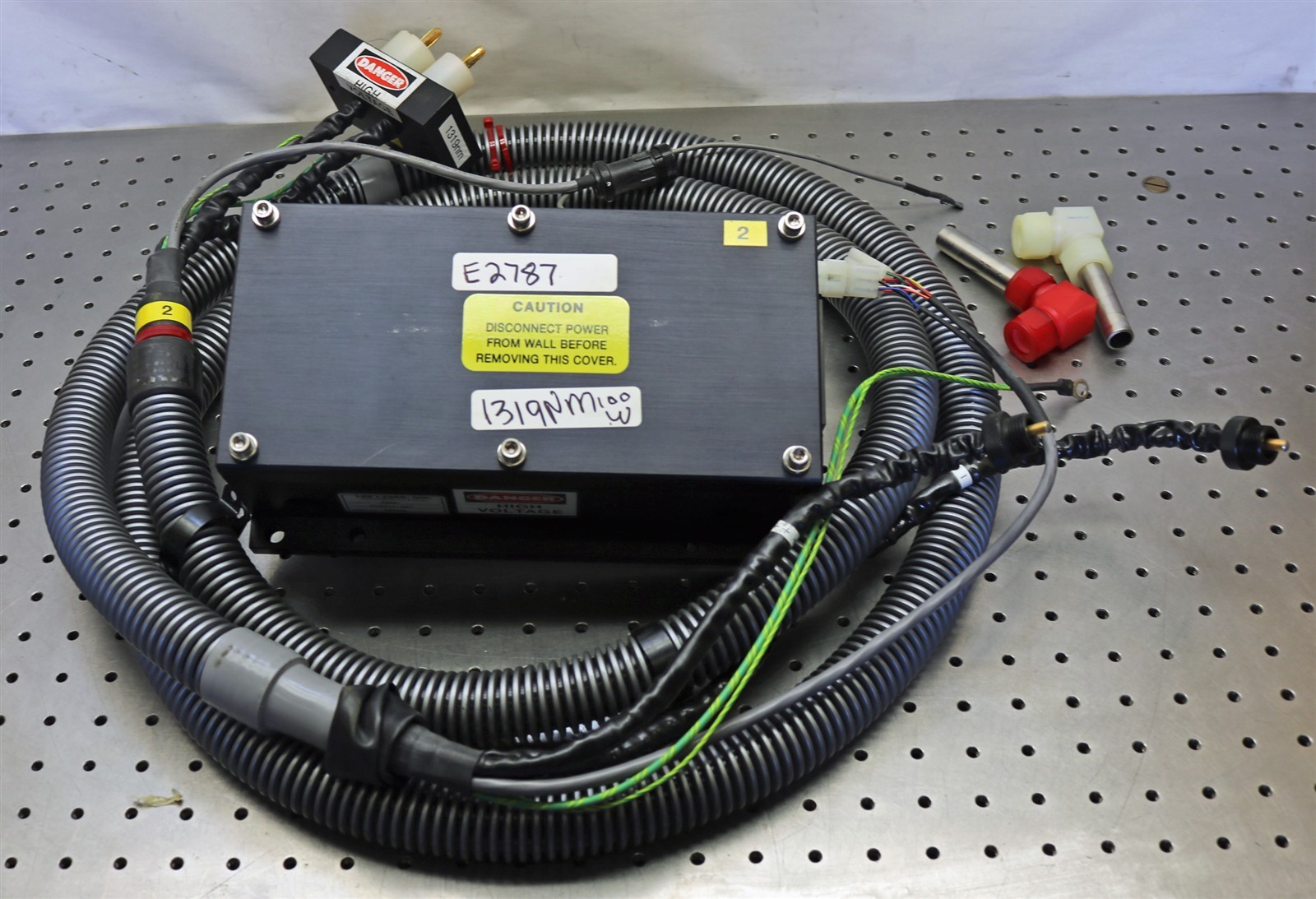 Lee Yag Laser Head 010215-007 1319nm, 100W, Water Cooled W/ Cables – – E2787