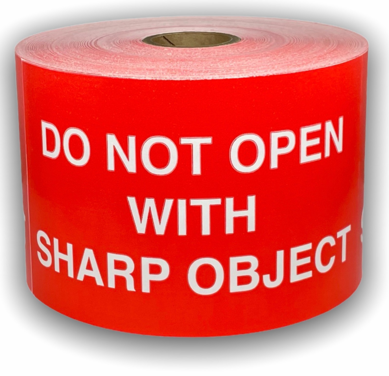 3X5, DO NOT OPEN WITH SHARP OBJECT, 500 labels per roll, 1-12 Rolls
