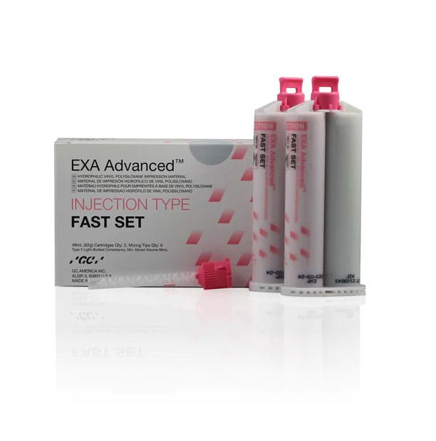 EXA Advanced™ Injection Type (L/B) Fast Set Impression Material 48mL+Tips – GC