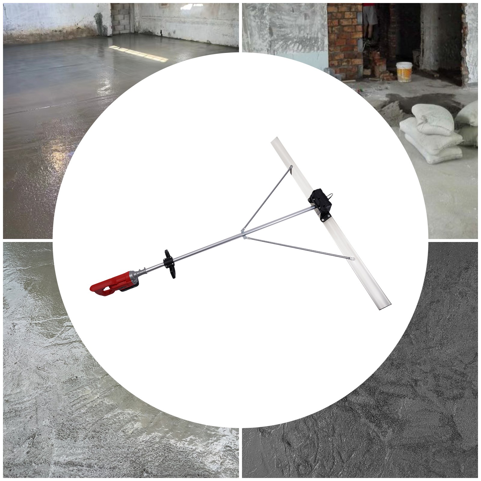 Concrete Vibrating Tool – Electric Cordless Screed Vibratory Kit