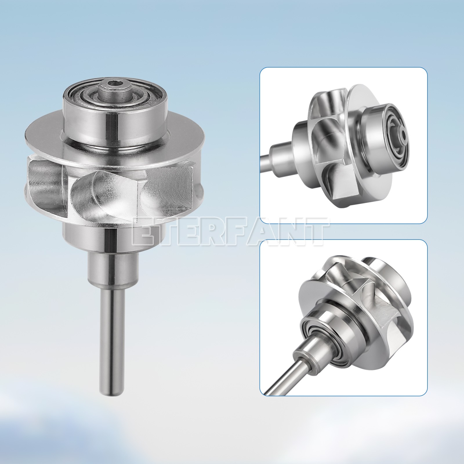 ENTERFANT Dental Turbine Cartridge Rotor Autochuck For High/Fast Speed Handpiece