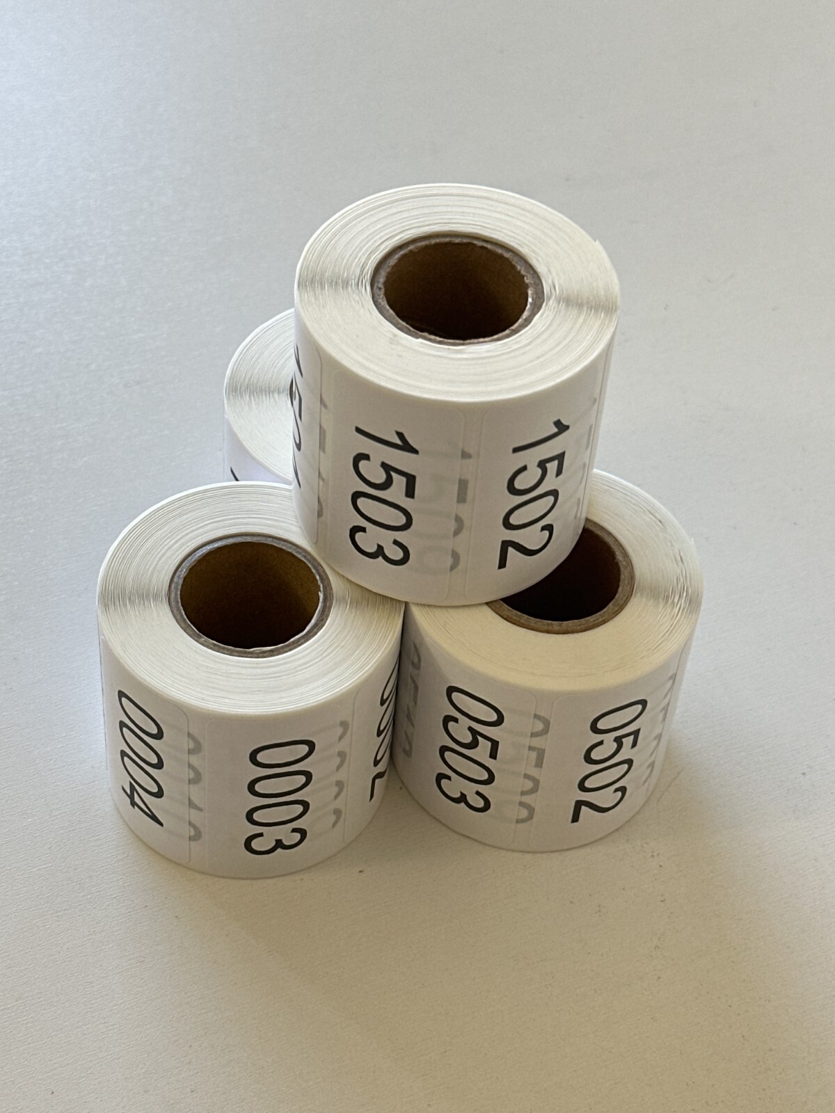 500 Labels Consecutive Number Inventory Stickers Labels 2″ x 1″ Customize