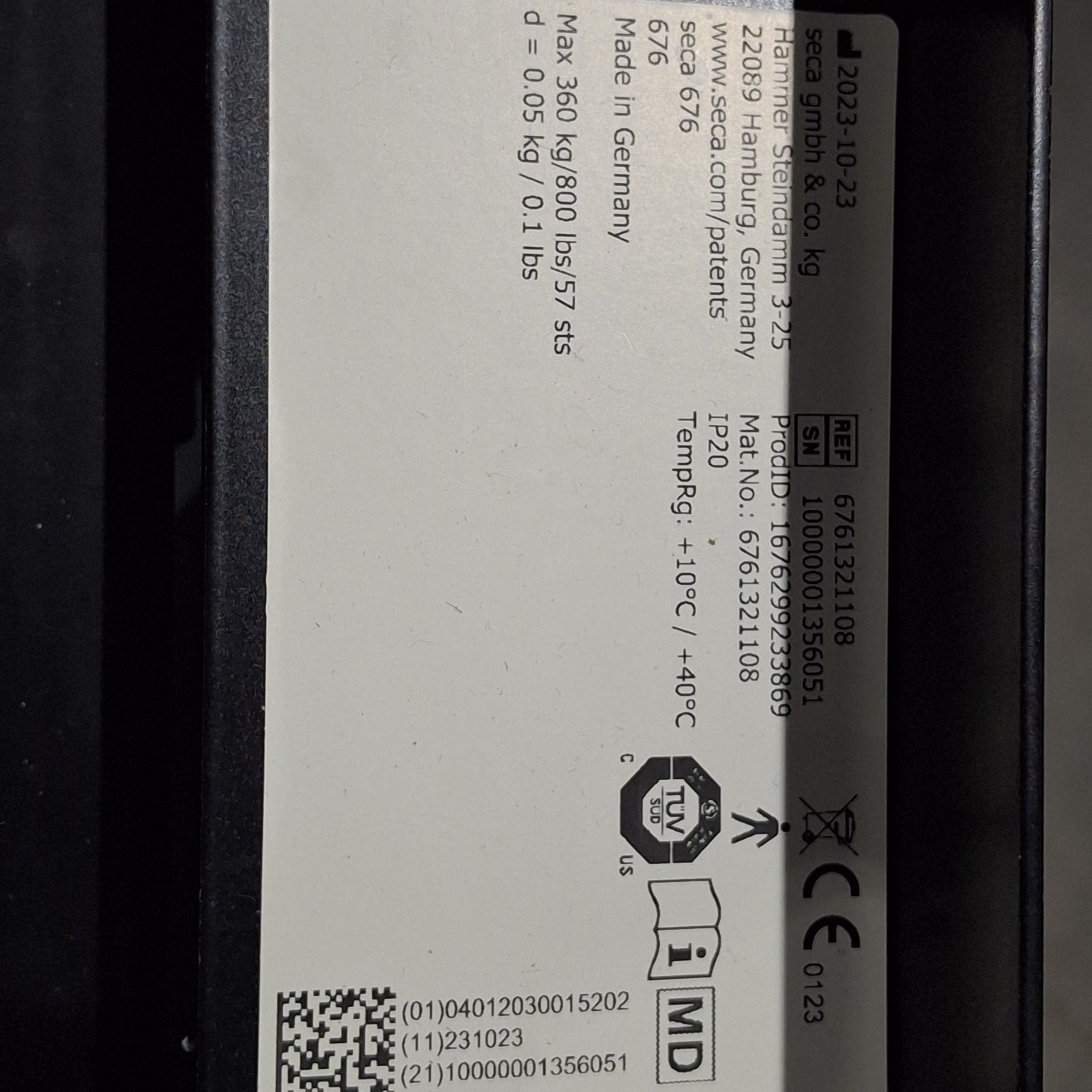 Seca Corp. 676 Digital Wheelchair Scale