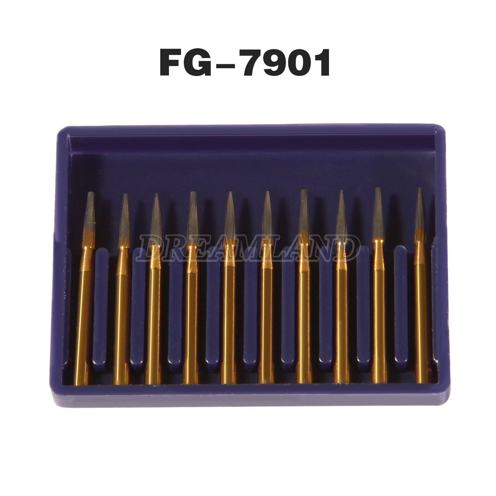 Dental Trimming / Finishing Drills Tungsten CARBIDE Burs Flame Shape FG7901