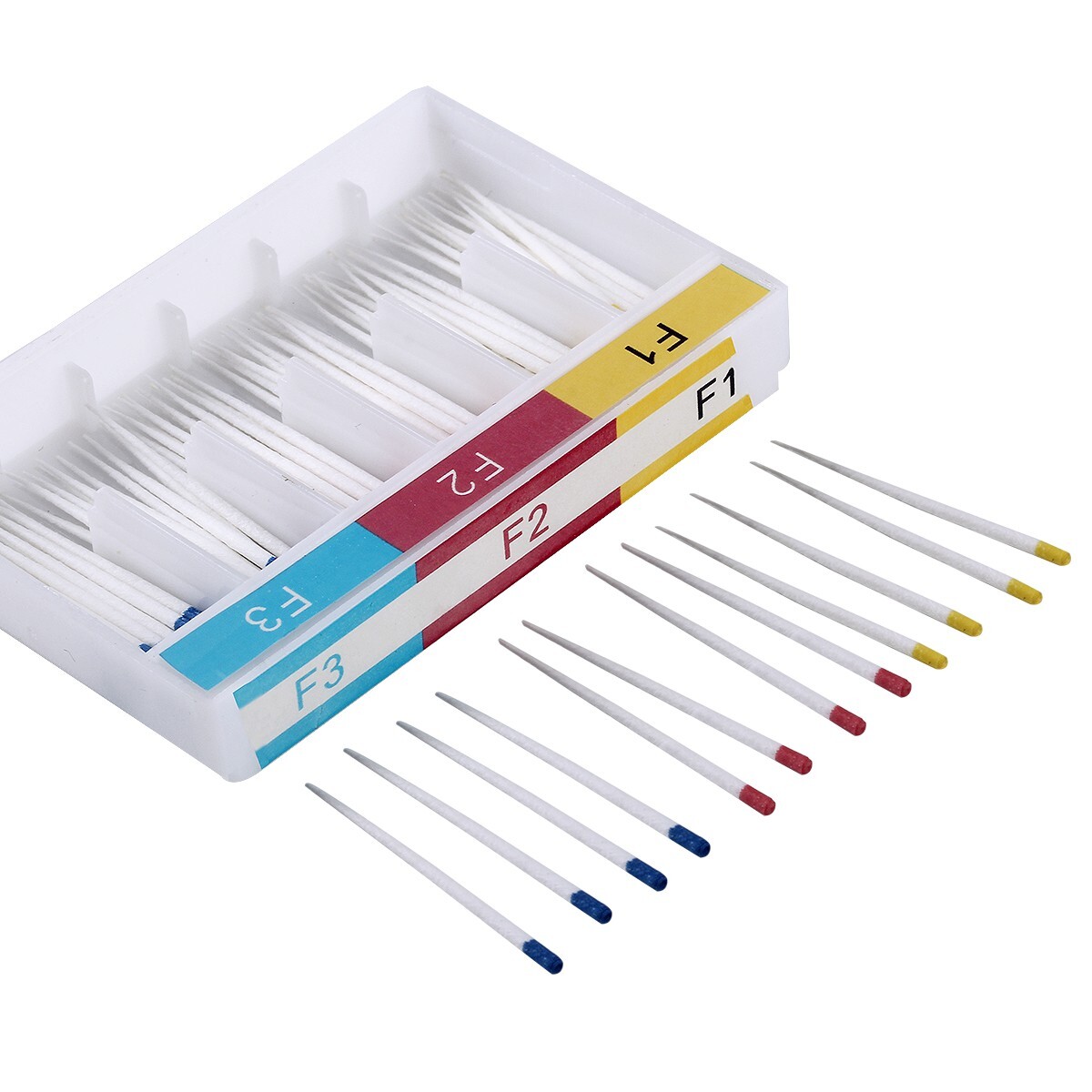 5x AZDENT Dental Endodontic Absorbent Paper Points F1.F2.F3 60pcs/pack