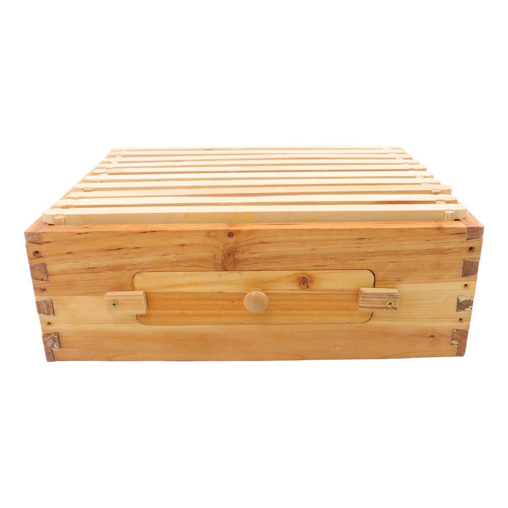 10 Frame Medium Bee Hive Box For Beehives With Beehive Frames & Foundations