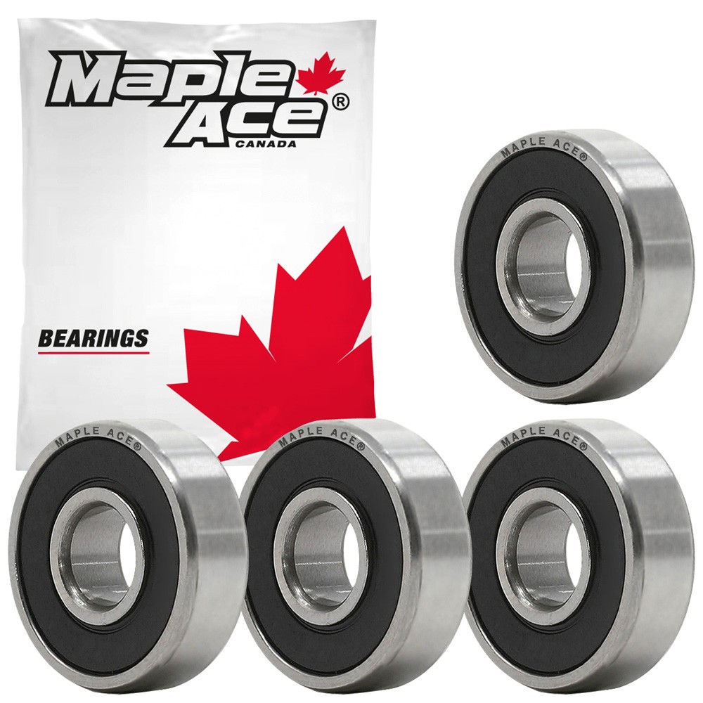 R4A-2RS Ball Bearing 1/4″ x 3/4″ x 9/32″ R4A 2RS Rubber Sealed (Qty 4)