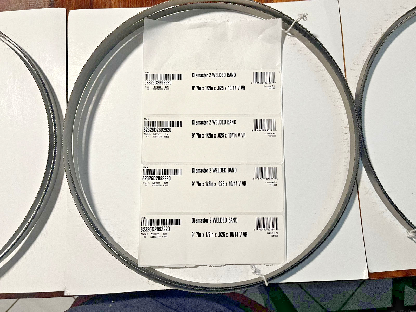 12 LENOX Diemaster 2 Band Saw Blades 9’7″x1/2″x.025 10/14 V VR 80326D2B92920