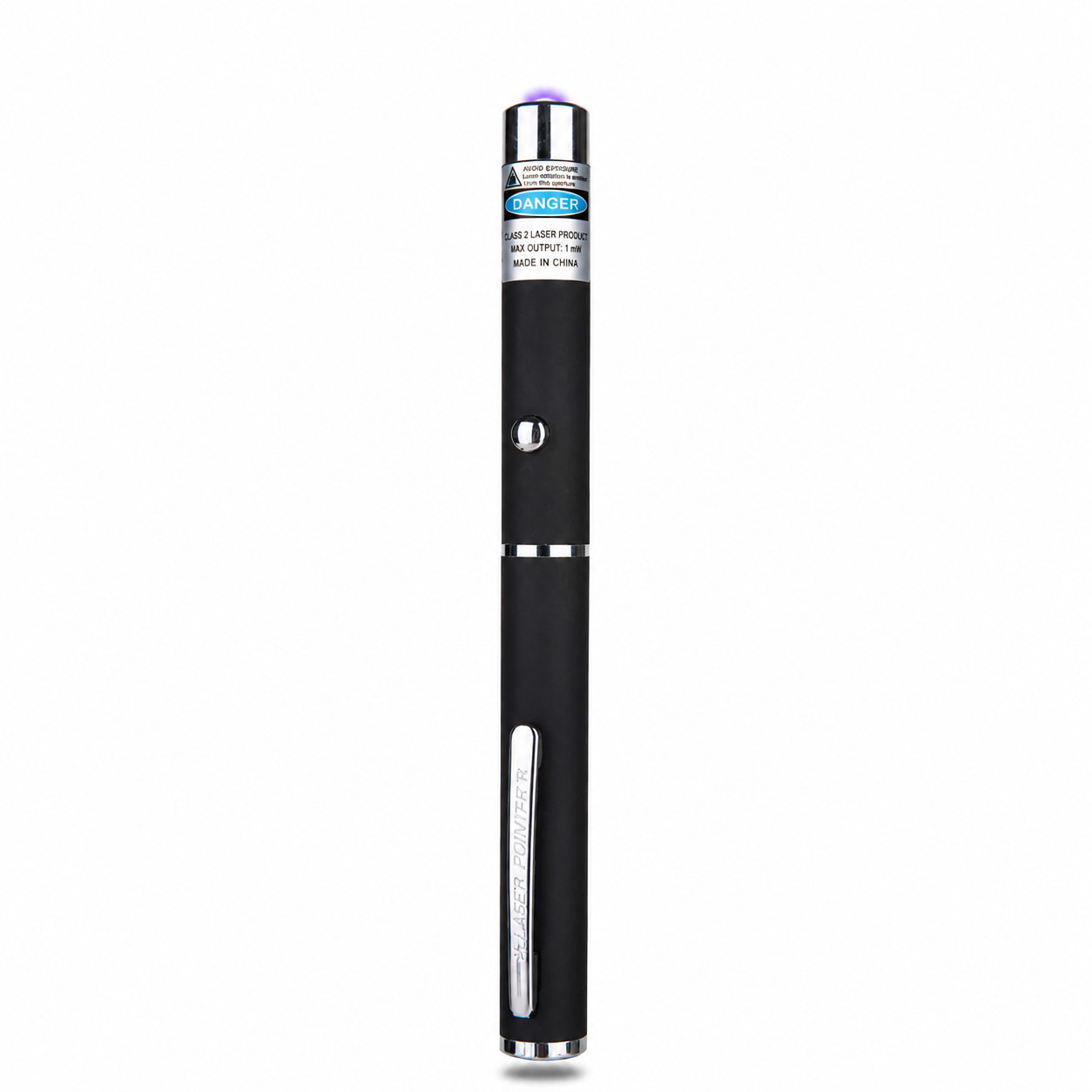 3 Pack Class II Presentation Laser Pointer Pens Red Green Violet 1mW AAA