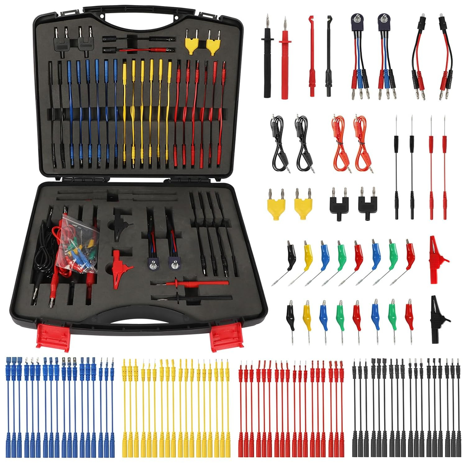 110 Pcs Automotive Circuit Test Lead Kit, Multimeter Test Leads Kit, Electrical