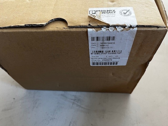 Phoenix Contact Quint-UPS/1AC/1AC/500VA New Open Box/da