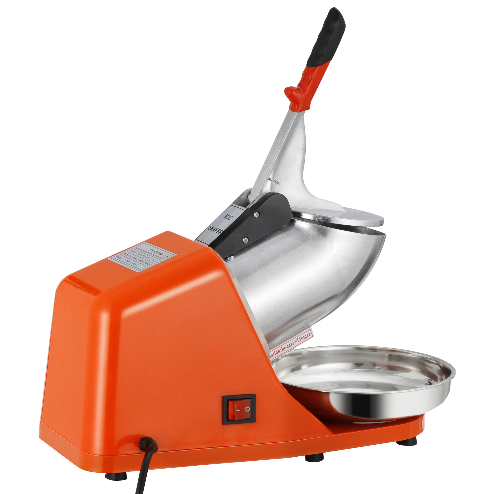300W Electric Ice Crusher Machine Shaver Shaved Icee Snow Cone Maker 143 lbs New