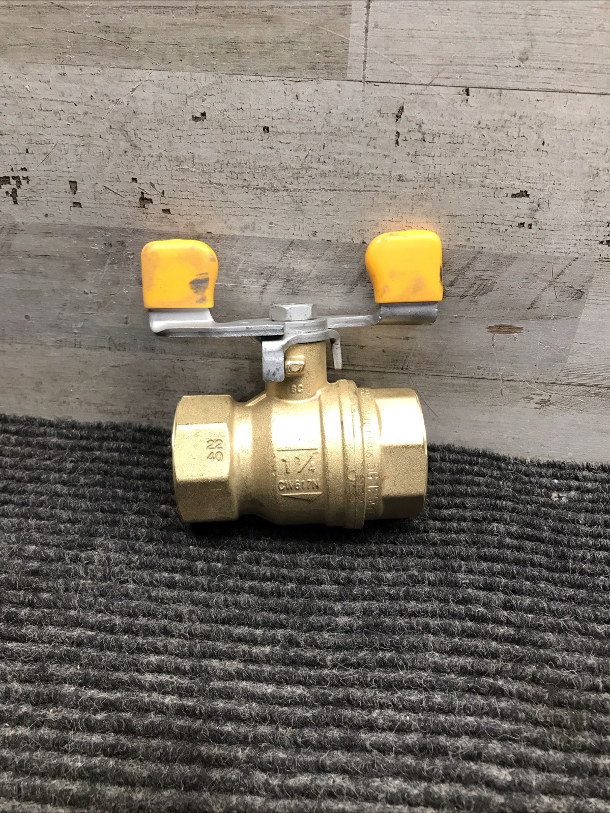 FNW BRASS BALL VALVE 1 1/4” DN32 PN40 125G-5G 400WP 600 CWP Threaded