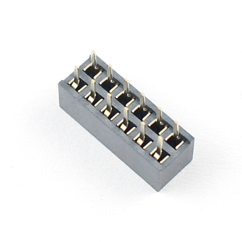 5Pcs 2mm 2.0mm Pitch 2×6 Pin 12 Pin Female Dual Straight Header Strip H=4.3mm