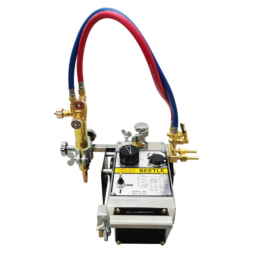 110V Auto Gas Cutter HK12 Torch Track Burner Gas Cutting Machine+2 Tracks