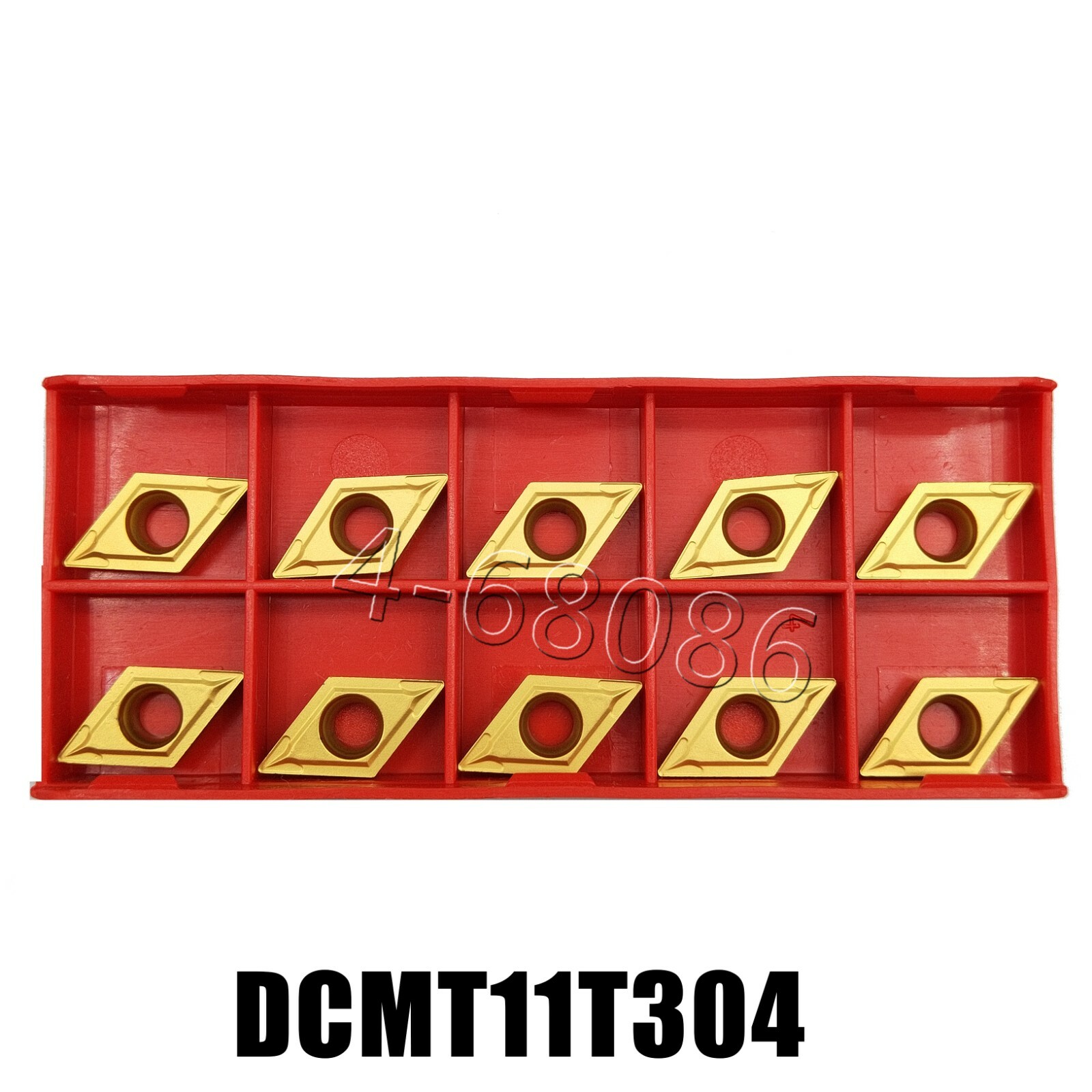 10pcs Carbide Insert DCMT11T304 Indexable Turning Milling Lathe Blade DCMT32.51