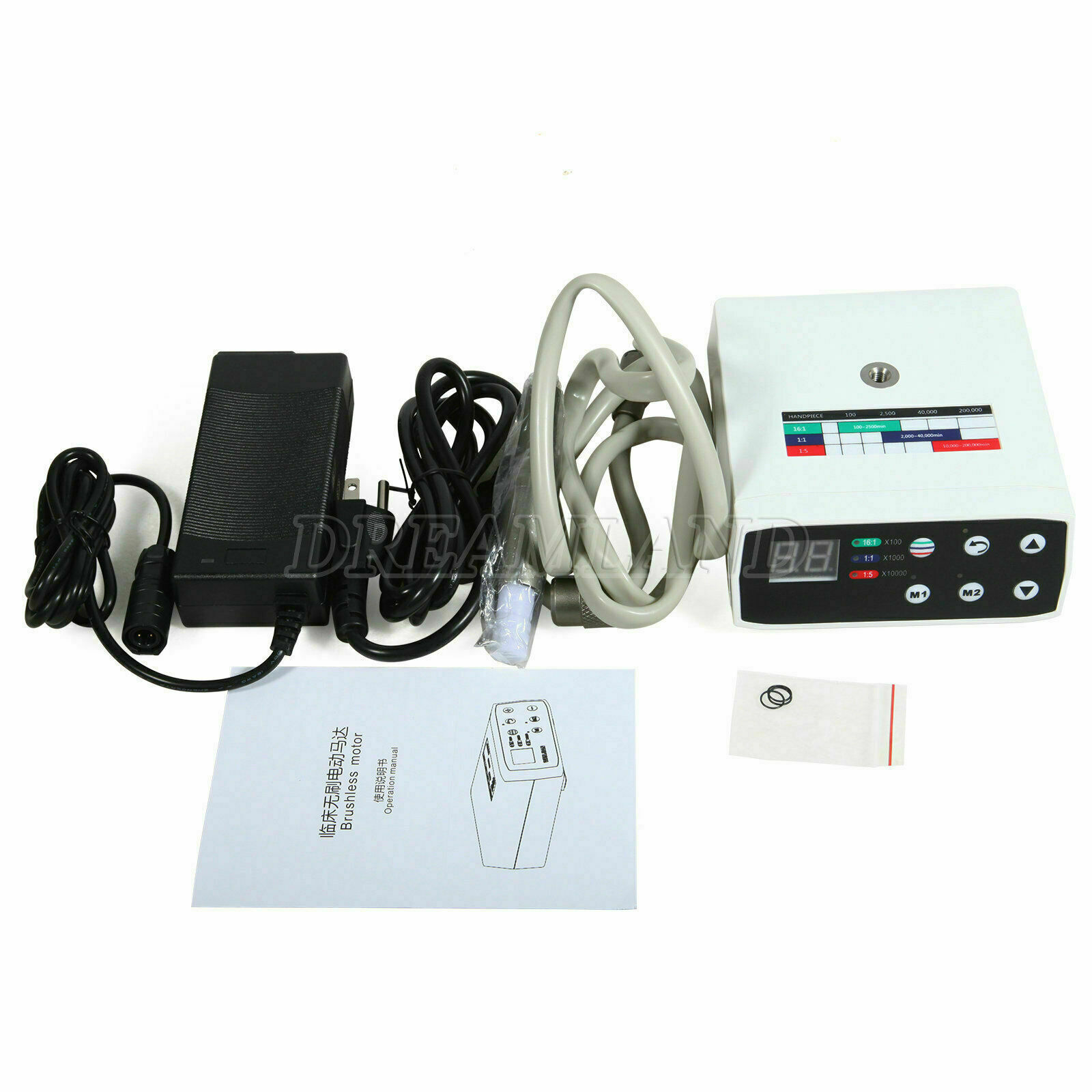 Dental Brushless electric motor Internal Spray fit 1:1/16:1/1:5 LED contra angle