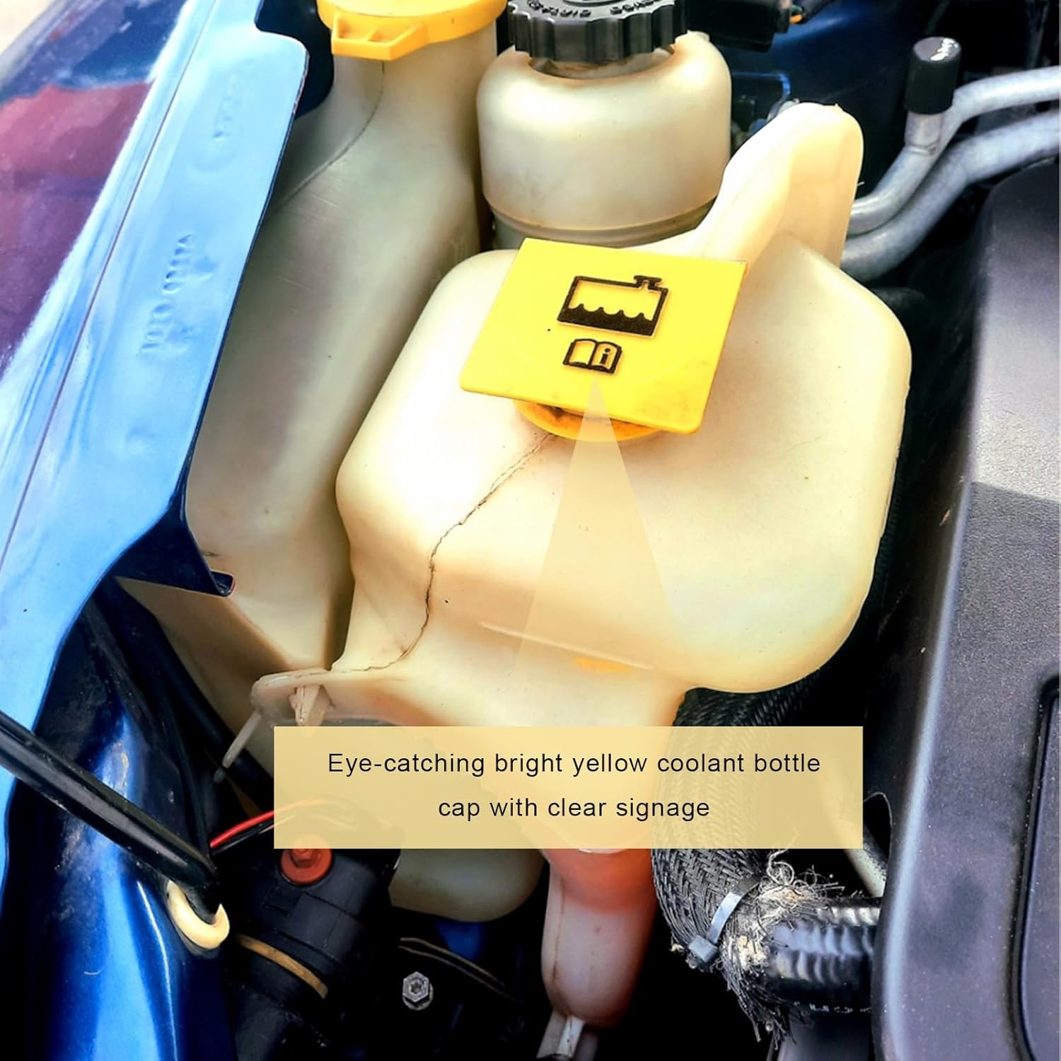 Overflow Tank Cap for Voyager Wrangler Grand Cherokee, Replaces OE Color: 1pcs
