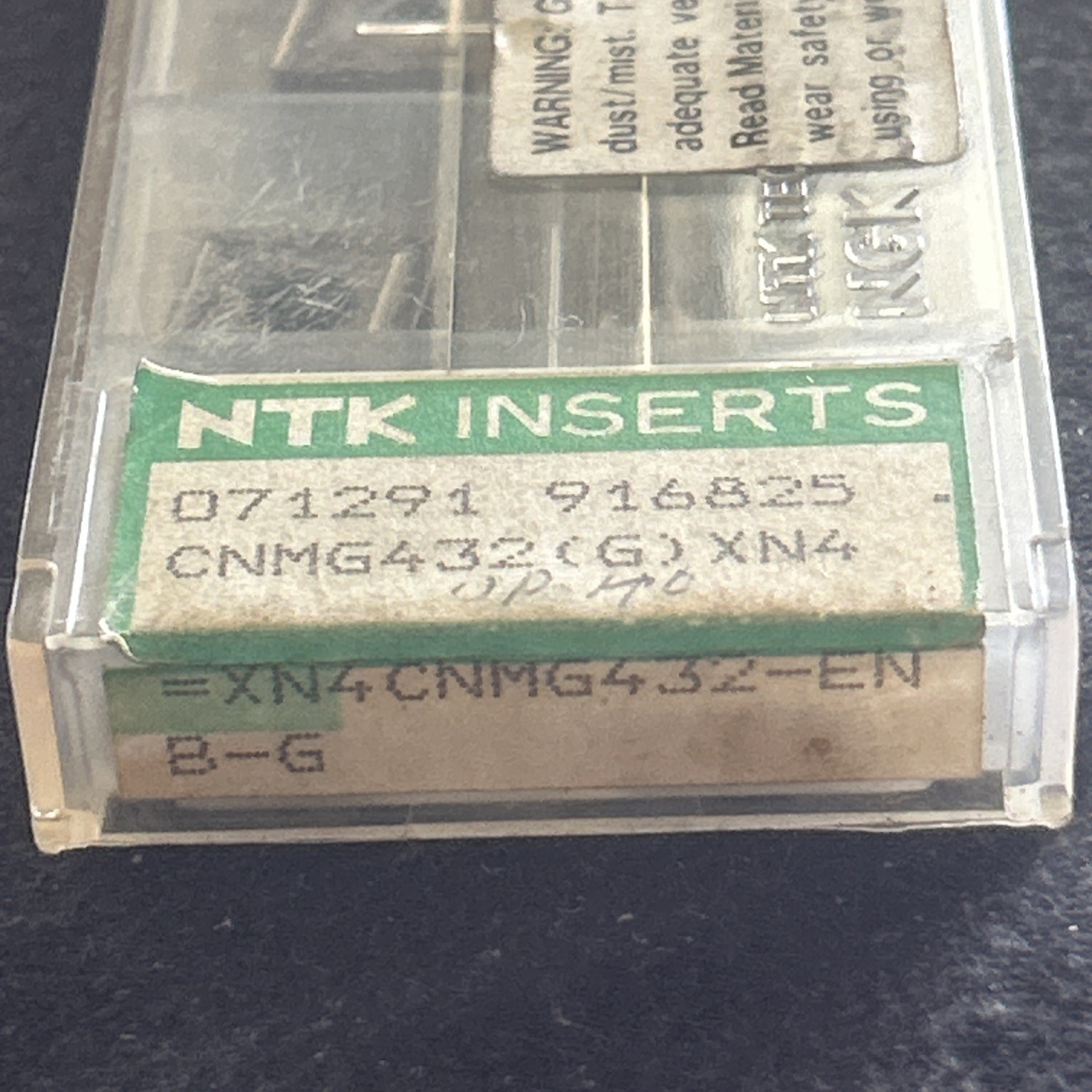 Qty. 10, NTK CNMG432 (G) XN4 Cermet Turning Inserts CNMG120408. iso P15-25 Japan
