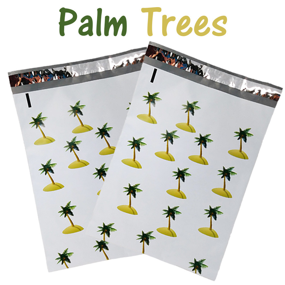 10×13″ Designer Tropical Poly Mailers Combo Pack, Quality Shipping Bag Envelopes