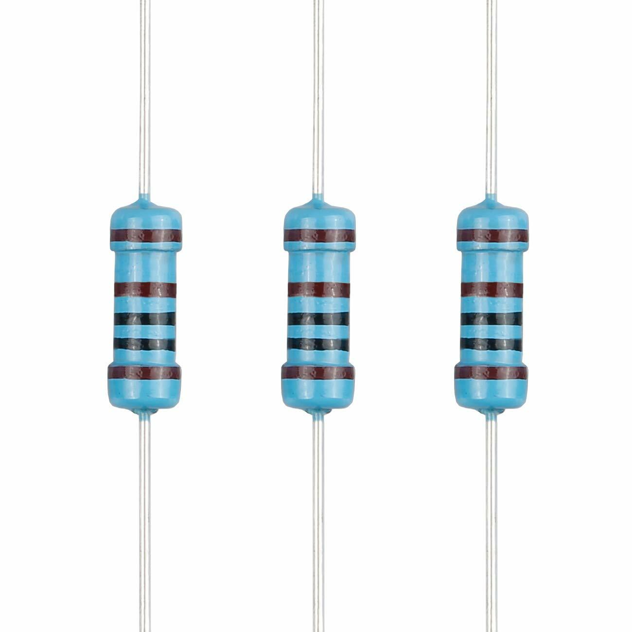 10 PCS 1000 Ohm metal film Resistors 1K ohm 1/4 watt 1% Shipped From The USA