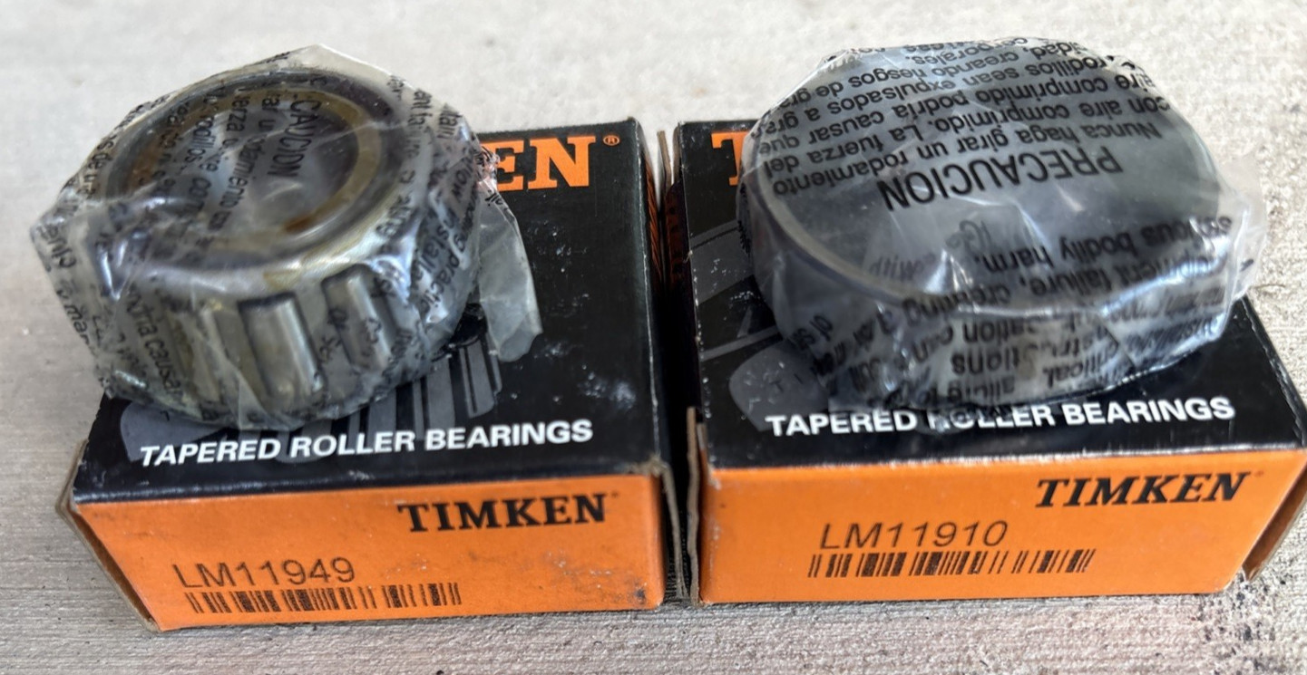TIMKEN LM11949/LM11910 Tapered Roller Bearing And Race- New Old Stock