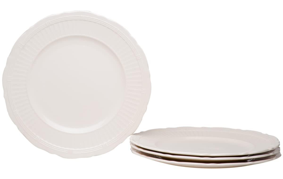 Red Vanilla FE900-401 11.25 in. Tuscan Villa Dinner Plates – Set of 4