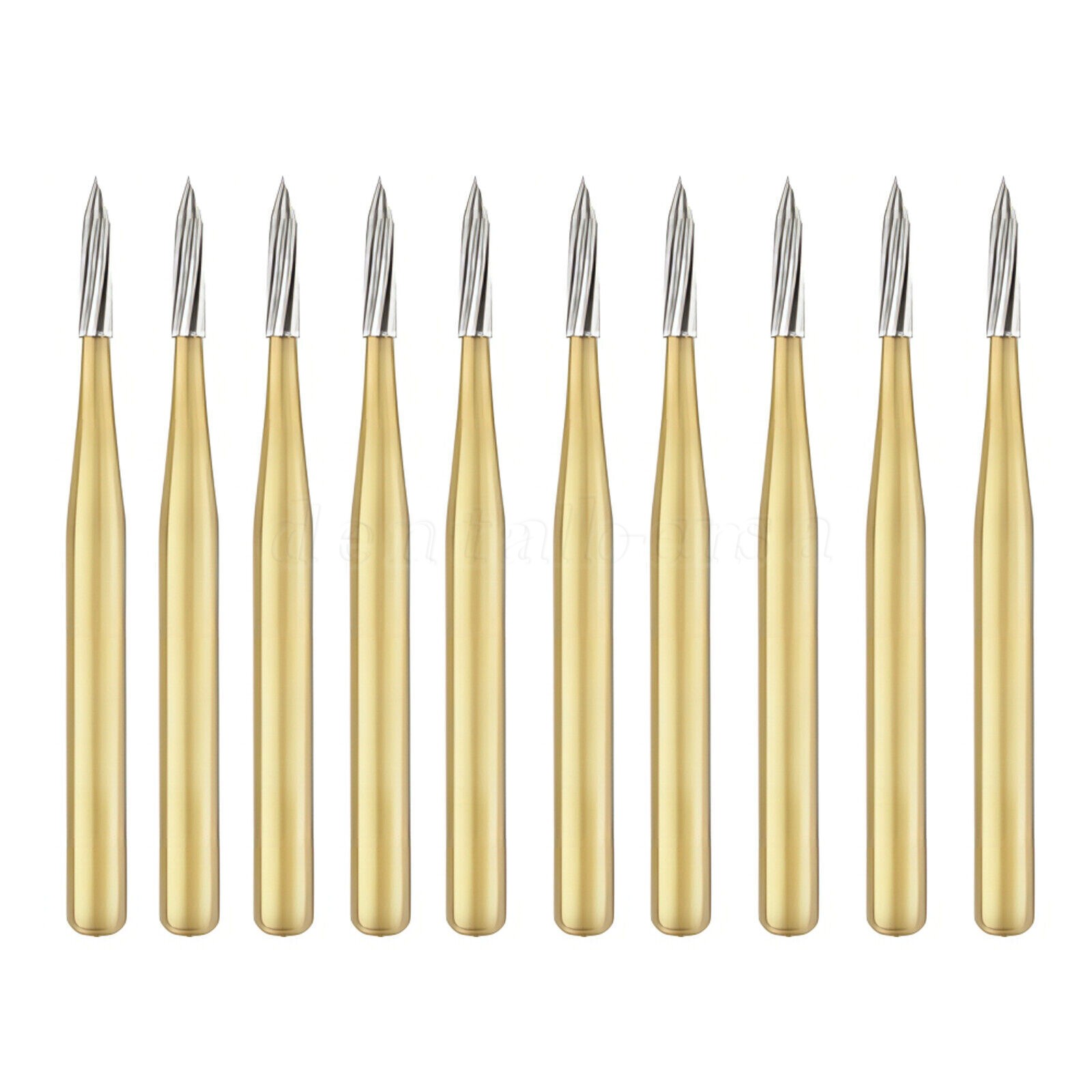 Dental Trimming / Finishing Drills Tungsten CARBIDE Burs Flame Shape FG7901