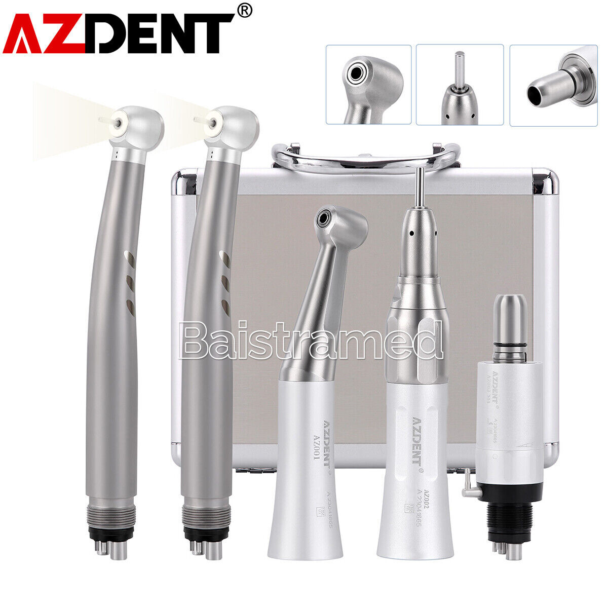 Dental E-generator LED High Speed Handpiece Slow Low Speed Handpiece 4/2Hole