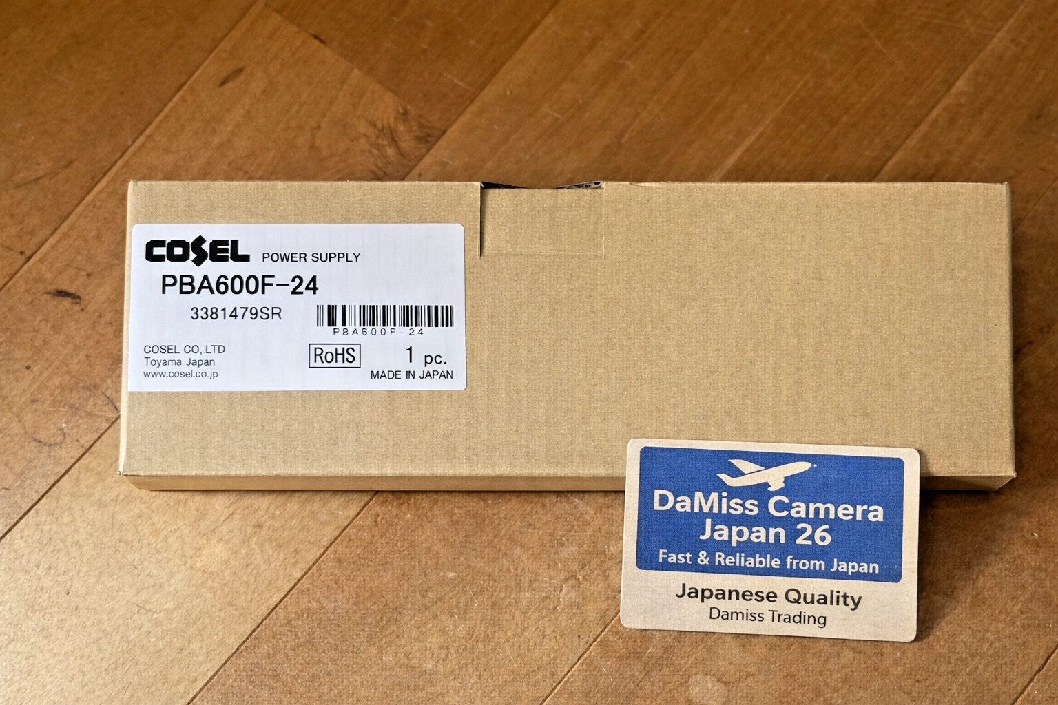 COSEL PBA600F-24 600W Switching Power Supply DC24V 27A New From Japan 225
