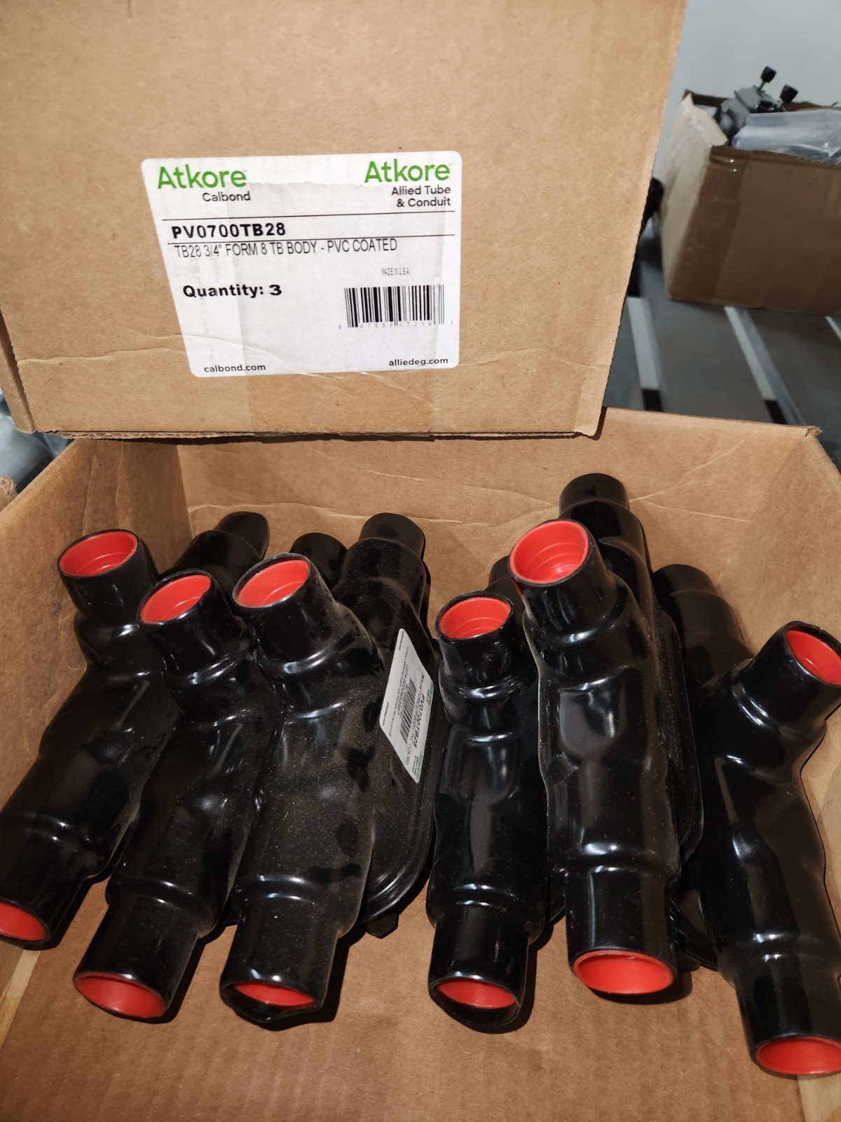 NEW 3/4 PVC COATED TB CALBOND PVC-COATED CONDUIT BODY Atkore PVC COA