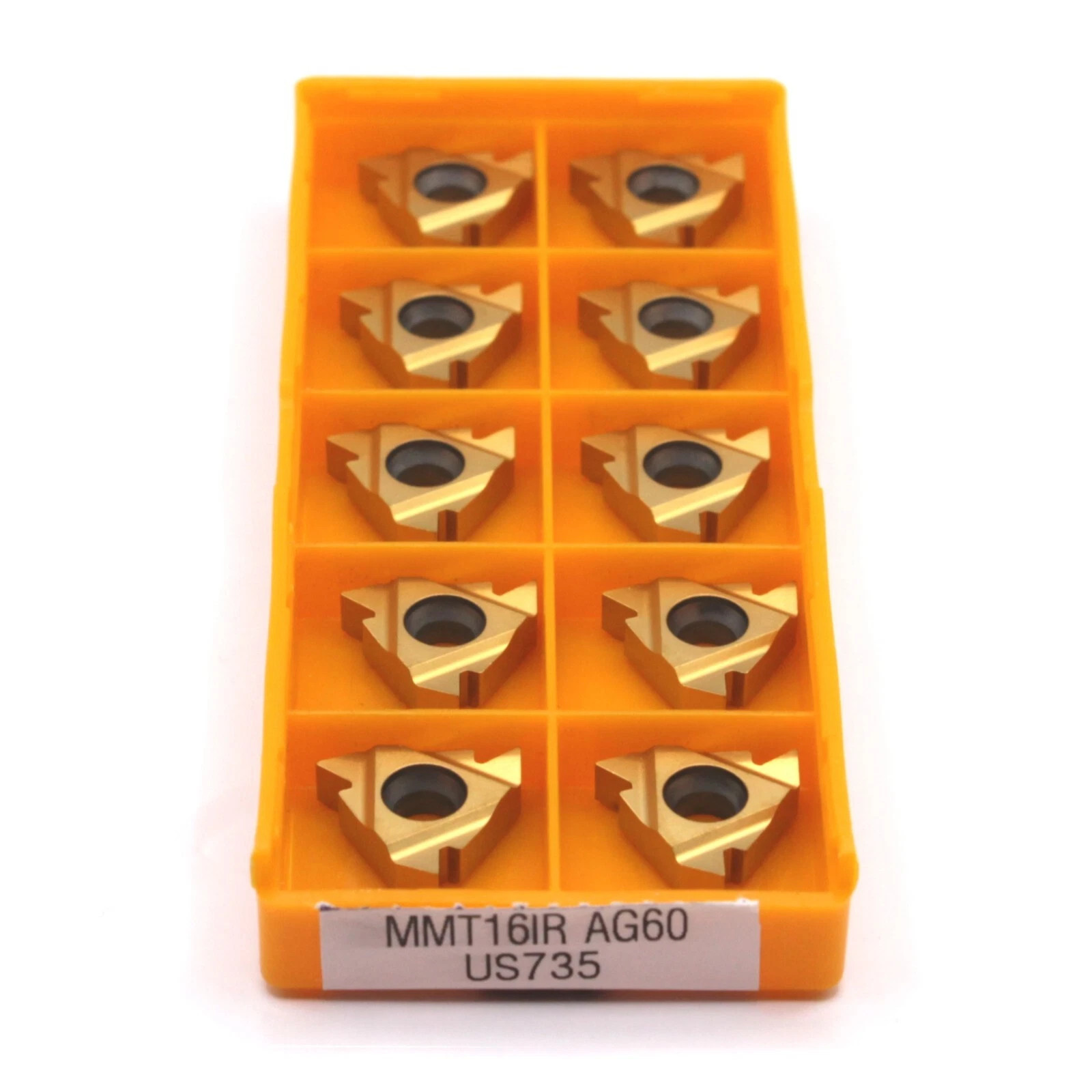 MMT16IR AG60 US735 Thread Inserts | CNC Internal Threading Steel/Alloy High Prec