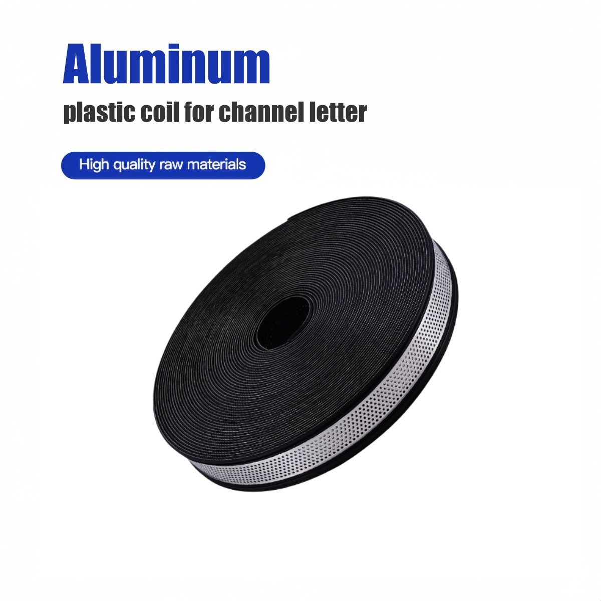 Punching Aluminum Plastic Coil for Channel Letter Strip w/ Holes Edge Trim Cap