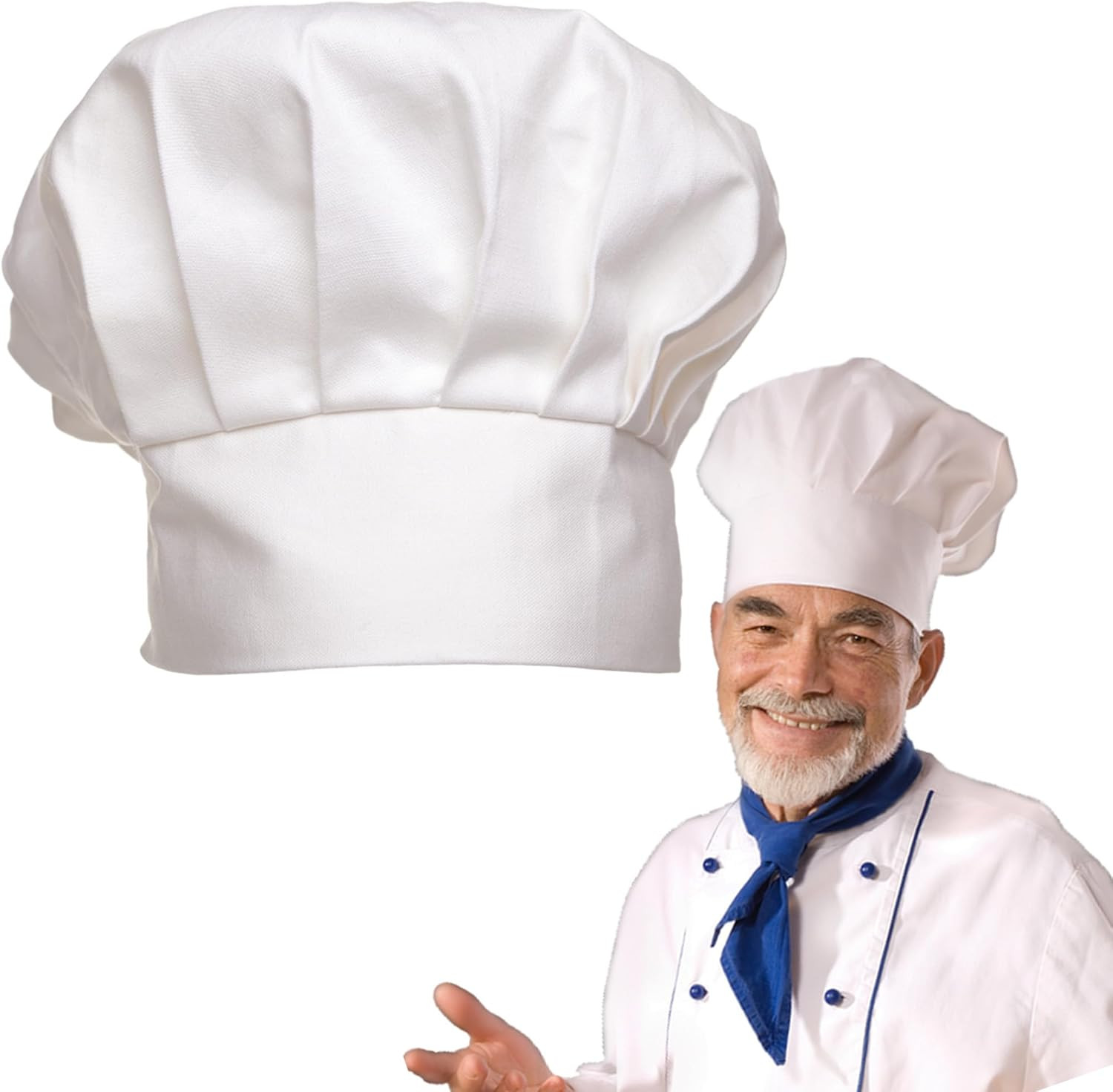 Halloween Chef Hat, Adult Chef Hats Adjustable Cooking Baker Cap Unisex Kitchen