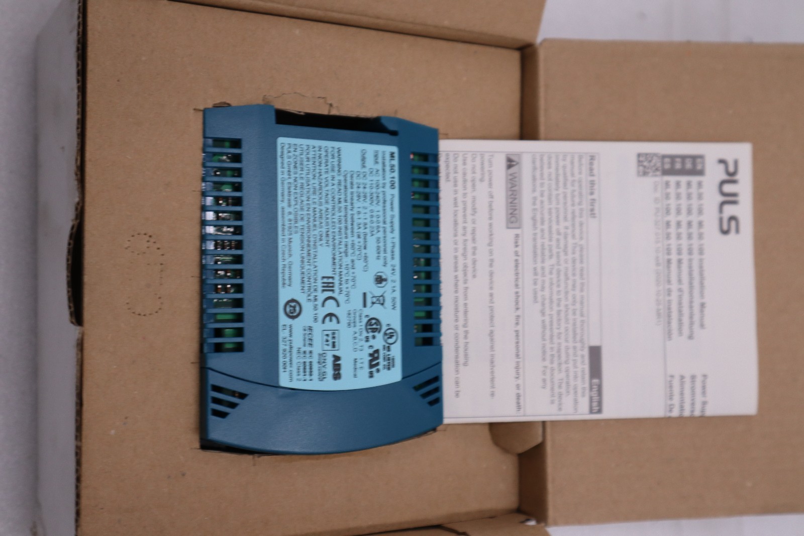 NEW OPEN BOX Puls ML50.100 Power Supply STK GF101